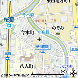 富山県富山市新川原町1周辺の地図