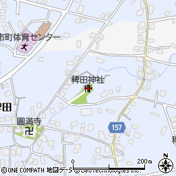 稗田神社周辺の地図