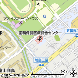 富山歯科総合学院周辺の地図