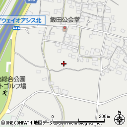 長野県小布施町（上高井郡）飯田周辺の地図