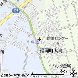富山県高岡市福岡町大滝1516-2周辺の地図