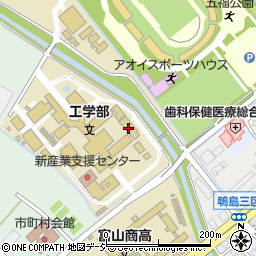 富山大学工学部周辺の地図