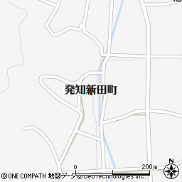 群馬県沼田市発知新田町周辺の地図