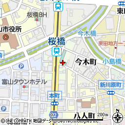 鯛家マンテンホテル　富山店周辺の地図