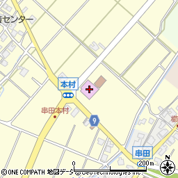 射水市櫛田コミュニティセンター体育室周辺の地図