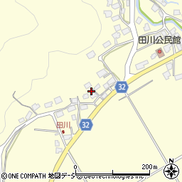 富山県小矢部市田川3572周辺の地図