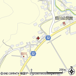 富山県小矢部市田川3575周辺の地図