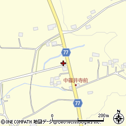 篠井郵便局周辺の地図