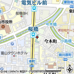 富山マンテンホテル　くろべ周辺の地図