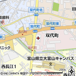 富山交通本社周辺の地図