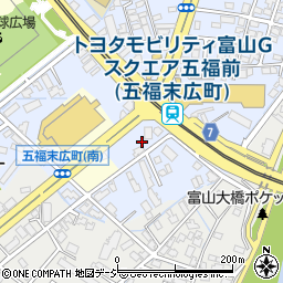 富山県富山市五福末広町1215周辺の地図