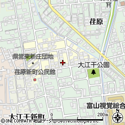 富山県富山市荏原新町周辺の地図