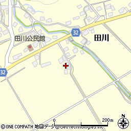 富山県小矢部市田川7128周辺の地図