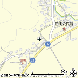 富山県小矢部市田川3586周辺の地図