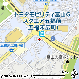 富山県富山市五福末広町1223-1周辺の地図