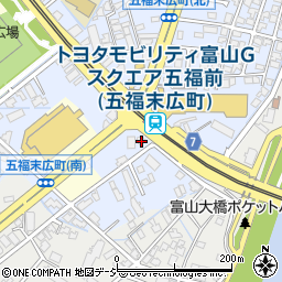 富山県富山市五福末広町1223周辺の地図