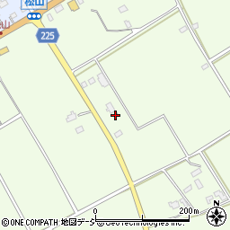 狭間田簡易郵便局周辺の地図