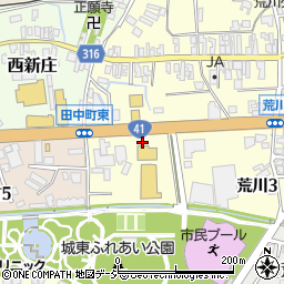 富山三菱自動車販売株式会社　本社営業部周辺の地図