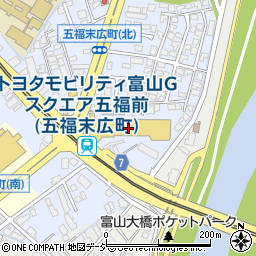 富山県富山市五福末広町1238周辺の地図