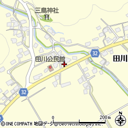 富山県小矢部市田川2549周辺の地図