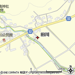 富山県小矢部市田川2145周辺の地図