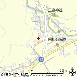 富山県小矢部市田川3751周辺の地図