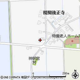 富山県高岡市醍醐727周辺の地図