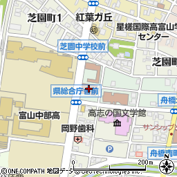 富山県富山総合庁舎周辺の地図
