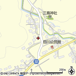 富山県小矢部市田川3772周辺の地図