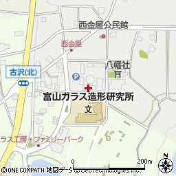 富山ガラス工房　第２工房周辺の地図