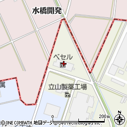 株式会社ベセル　富山工場周辺の地図