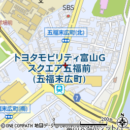 富山県富山市五福末広町1290周辺の地図