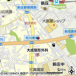北陸銀行新庄支店周辺の地図