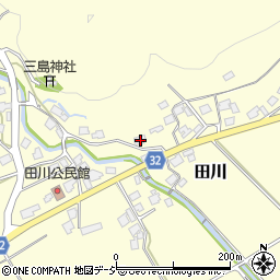 富山県小矢部市田川2520周辺の地図