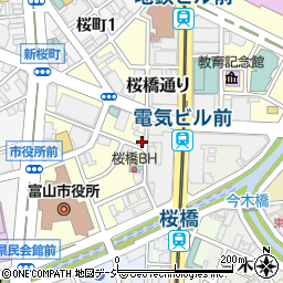 ハッピー食堂新桜町店周辺の地図