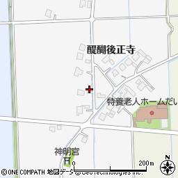 富山県高岡市醍醐724周辺の地図