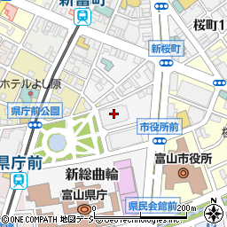 富山県農協会館（富山県ＪＡ会館）周辺の地図
