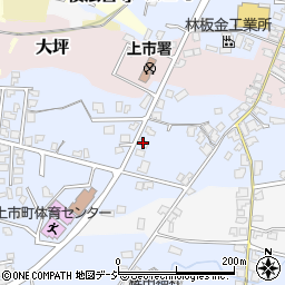 上市稗田簡易郵便局周辺の地図