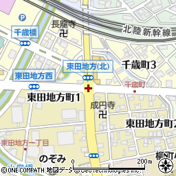 東田地方周辺の地図