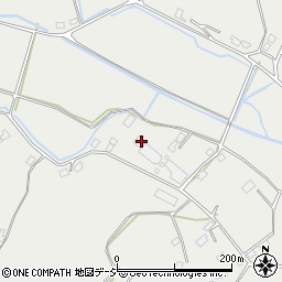 栃木県那須烏山市中山555-1周辺の地図