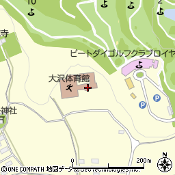 大沢公民館周辺の地図