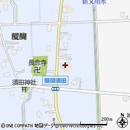 富山県高岡市醍醐須田周辺の地図