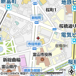 ＣＯＩ富山新桜町ビル周辺の地図