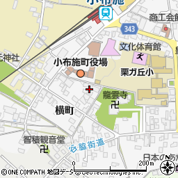 長野県上高井郡小布施町横町周辺の地図