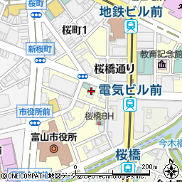 富山県庁　生活環境文化部環境政策課廃棄物対策班周辺の地図