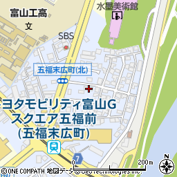 富山県富山市五福末広町1316周辺の地図