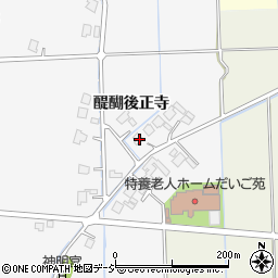 富山県高岡市醍醐後正寺周辺の地図