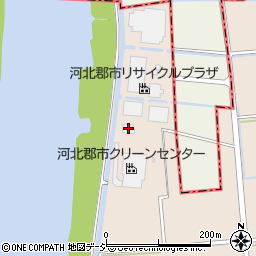 河北郡市浄化センター周辺の地図