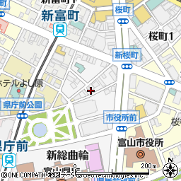 焼肉ハウス大将軍 富山駅前店周辺の地図