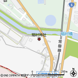 稲村神社周辺の地図